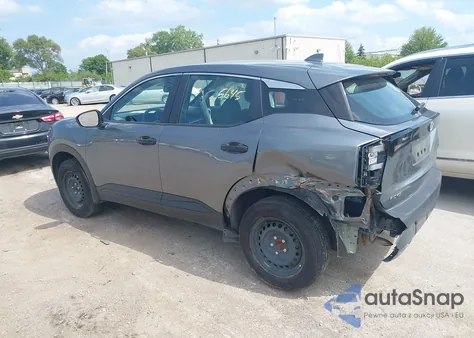 2025 Nissan Kicks S Fwd из США, поврежденный, VIN 3N8AP6BA3SL317354